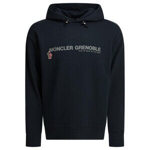 Moncler Grenoble Logo Print Hoodie Tag Size M Men